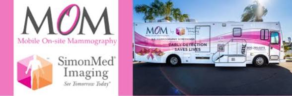MOM Mobile On-site Mammography by SimonMed Imaging and their mobile mammogram coach